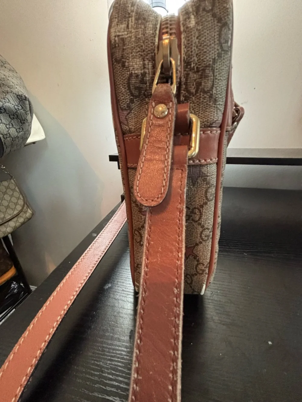 RARE Limited Edition Gucci GG Supreme Star Flat Messenger Crossbody Bag - Picture 8 of 10